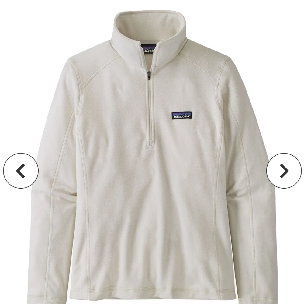 NWOT Patagonia Micro D 1/4-Zip Fleece Pullover - Women's
